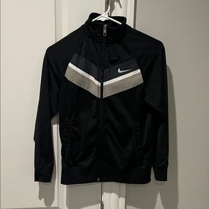 Nike Black Jacket with Gray Highlights